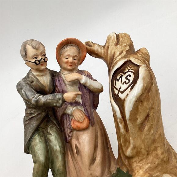 Vintage Sankyo Elderly Couple Music Box Japan 1970s Handmade - Picture 9 of 9